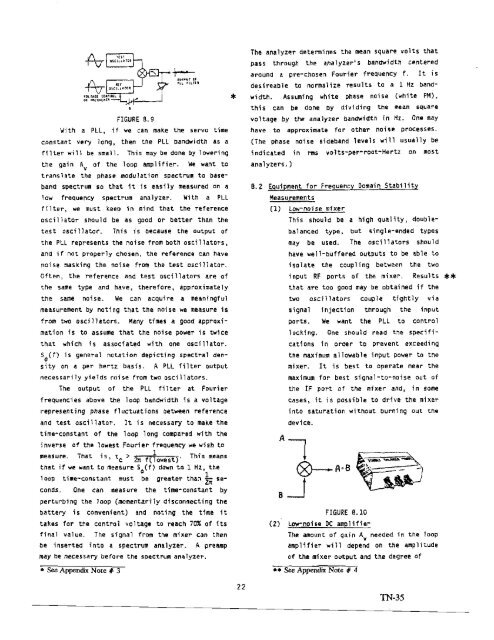 NIST Technical Note 1337: Characterization of Clocks and Oscillators