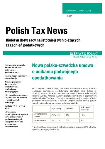 Polish Tax News - Ernst & Young