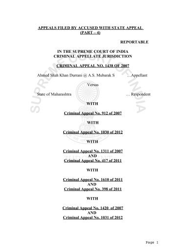 various - Supreme Court of India