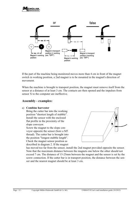 C Sta rt - Müller Elektronik