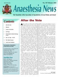 Anaesthesia News - aagbi