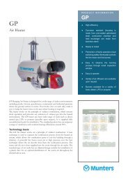 product information gp - Munters