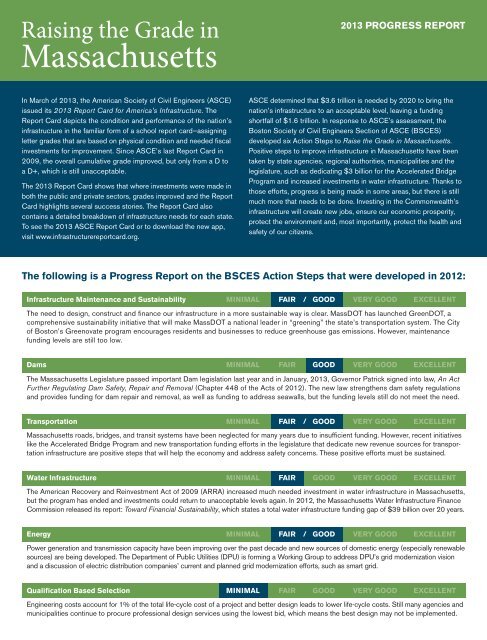 2013 Progress Report - BSCES