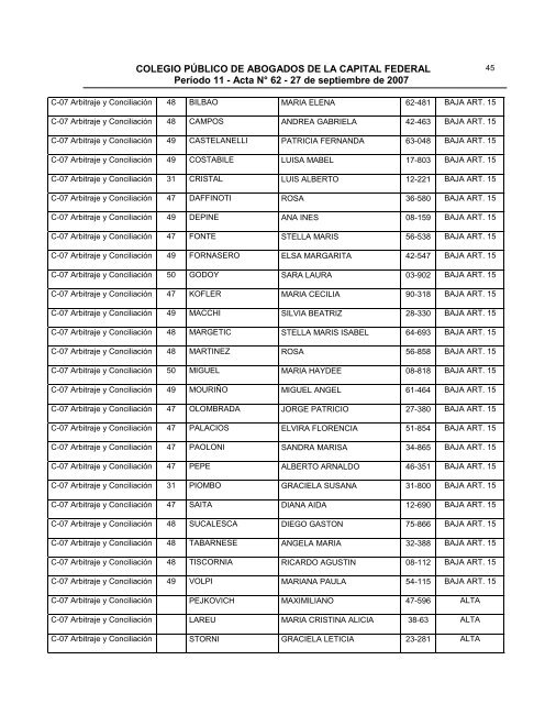 27 - Colegio PÃºblico de Abogados de la Capital Federal