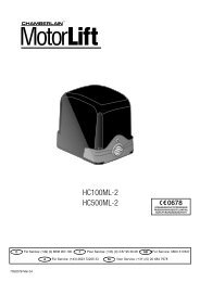 HC100ML-2 HC500ML-2 - Chamberlain