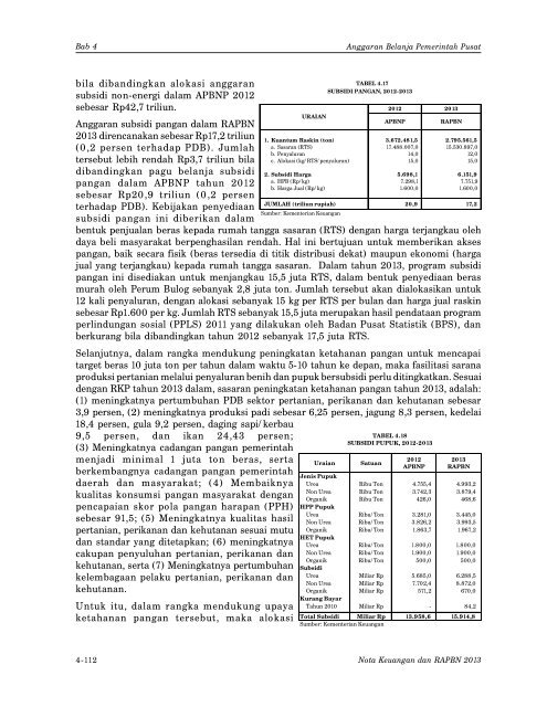 Nota Keuangan dan RAPBN 2013 - Direktorat Jenderal Anggaran ...