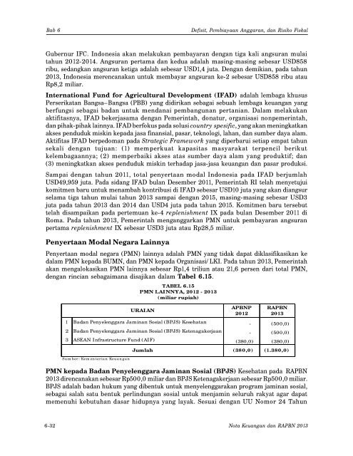 Nota Keuangan dan RAPBN 2013 - Direktorat Jenderal Anggaran ...