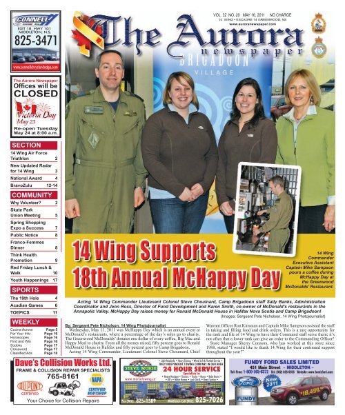 May 16 2011 - The Aurora Newspaper