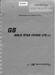 GOLD STAR MINES LTD.H.?.L. - Property File