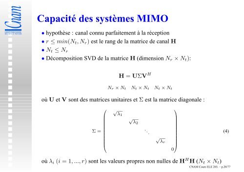 Slides MIMO - easytp.cnam.fr