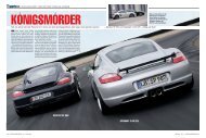 VERGLEICHSTEST: ZWEI GETUNTE PORSCHE CAYMAN - Sportec