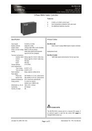 3-Phase 86kW Heater Controller - Sontay