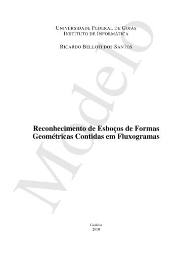 Reconhecimento de Esboços de Formas Geométricas Contidas em ...