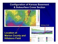 Hillsboro Field - the Kansas Geological Survey