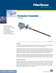 Particulate Transmitter (Model EM 30T) - FilterSense