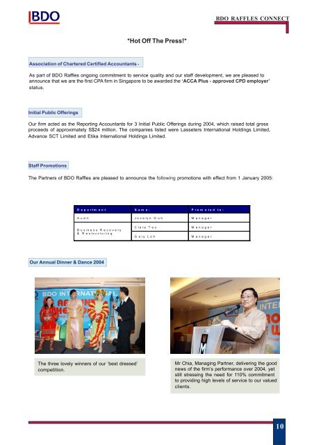 Draft BDO Raffles Newsletter April 2005.pmd