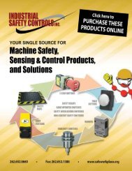 Click here to download PDF of catalog - Industrial Safety Controls, Inc.