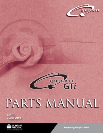 Parts Manual - Quickie-Wheelchairs.com