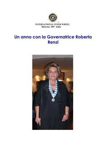 Un anno al Distr 209 - Inner Wheel Italia