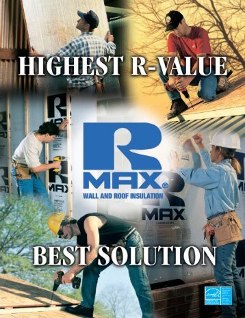 RMax Wall Insulation Brochure - BlueLinx