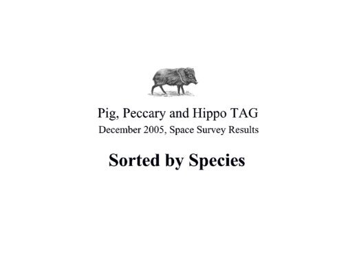 Final Species Reports.pdf - Peoria Zoo