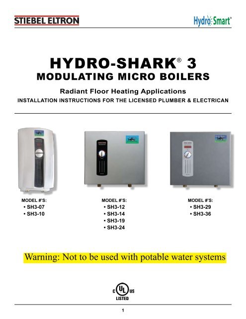 modulating micro boilers - Hydro Smart