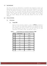 Compliance Report 2009 - Sabah Forestry Department