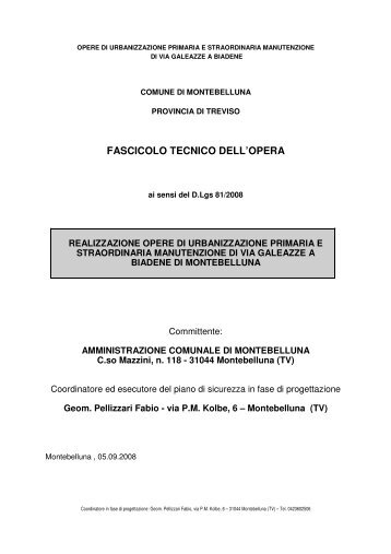 fascicolo tecnico dell'opera Via Galeazze.pdf - Halleysac.it