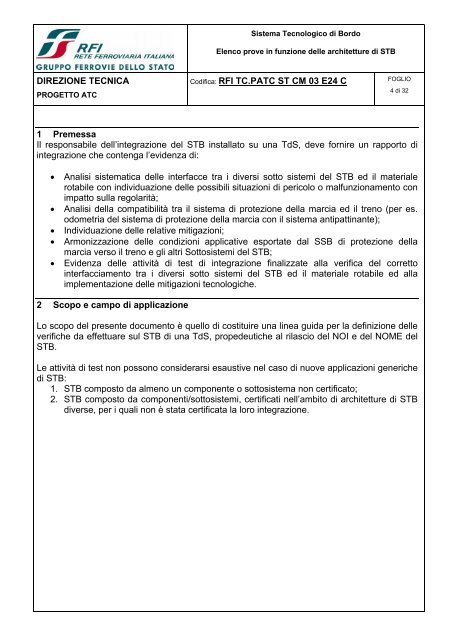 architetture stb - Trenitalia