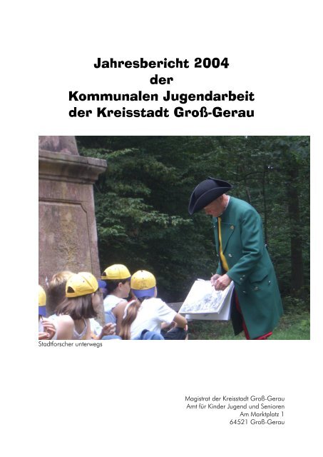 Jahresbericht 2004 der Kommunalen Jugendarbeit der Kreisstadt ...