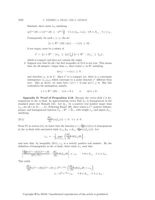 Copyright © by SIAM. Unauthorized reproduction of this article is ...