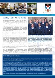 Thinking Skills - A Level Results