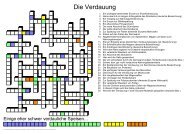 Die Verdauung - Eigene-kreuzwortraetsel.de