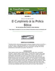 Cumplimiento de las profecias biblicas - Ministerios PM