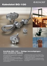 Kabelslot BG-100 - IronGrip