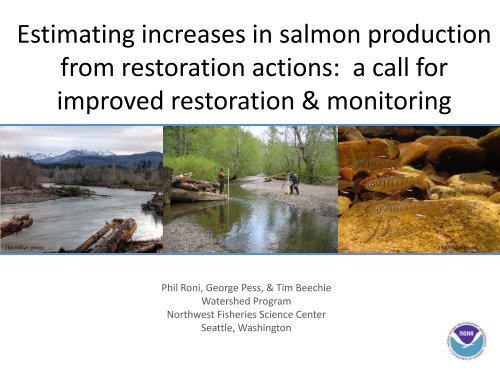 Estimating increases in salmon population metrics from habitat ...