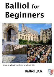 Balliol for Beginners - Balliol College