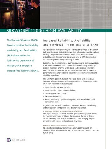 Brocade 12000 Datasheet - TeamKCI