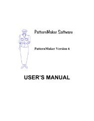 user's manual - PatternMaker Software