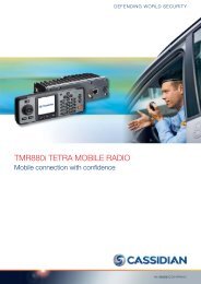 TMR880i TETRA MOBILE RADIO