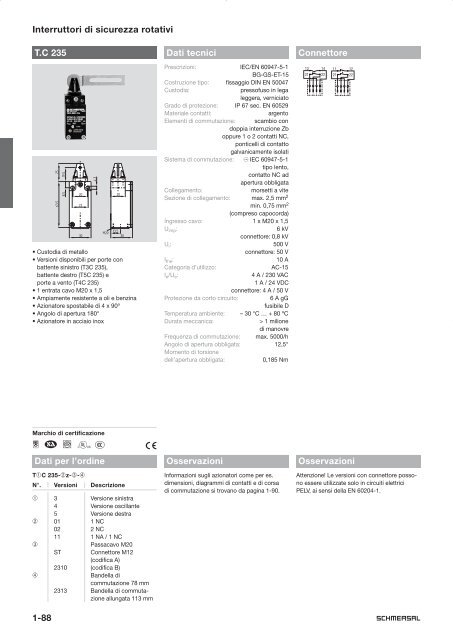 Interruttori di sicurezza rotativi - KASBASE