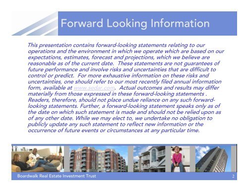 Investor Presentation September / October 2006 - Boardwalk REIT