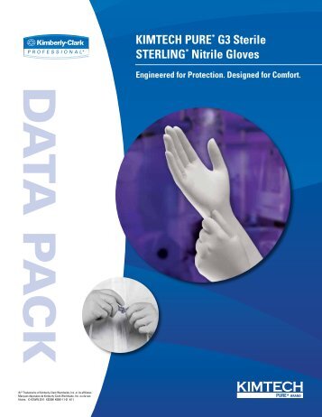 KIMTECH PURE* G3 Sterile STERLING* Nitrile Gloves Data Pack