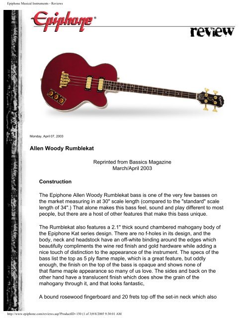 pdf 108K - Epiphone