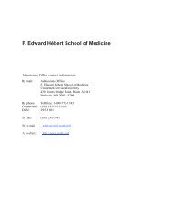 F. Edward HÃ©bert School of Medicine - Uniformed Services ...