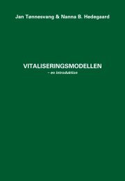 Introducerende pjece 'Vitaliseringsmodellen' - Forlaget Klim