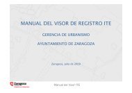 MANUAL DEL VISOR DE REGISTRO ITE - Ayuntamiento de Zaragoza