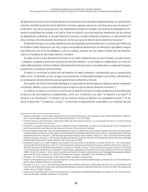 informe CDH DF suelo conservación - Procuraduría General de ...