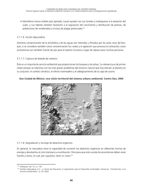 informe CDH DF suelo conservación - Procuraduría General de ...