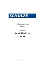 BluePRESSLine MUG - Walter Schulze GmbH